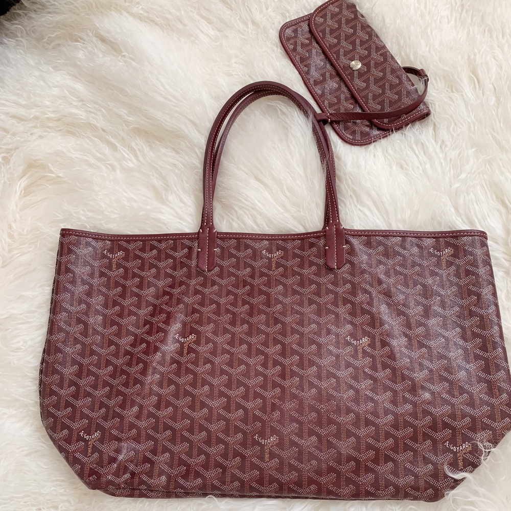Goyard Saint Louis PM Tote - Burgundy